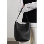 The Row NS Park Tote Leather Black 2 Sizes