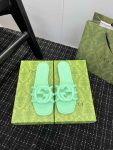 Gucci Slide Green GG Sandal Women Girls Summer