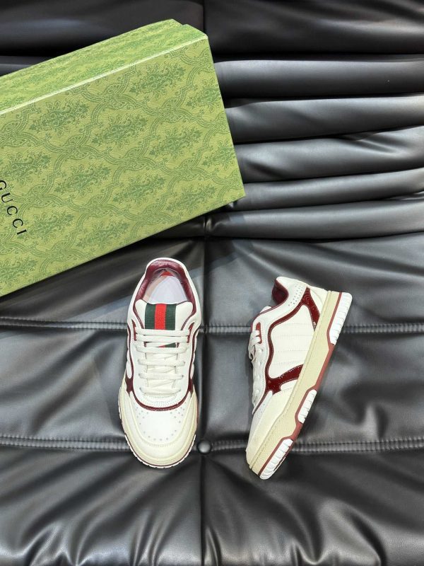 Gucci ReWeb Sneaker Women Men Red Pink