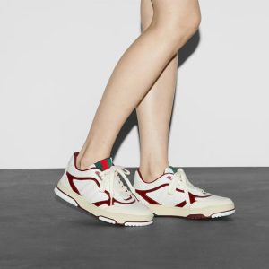 Gucci ReWeb Sneaker Women Men Red White 9