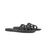 Gucci Slide GG Black White Summer Flat Sandal Women Girls