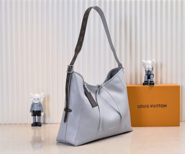 Louis Vuitton M12583 M12579 Carryall Dark MM PM Grey