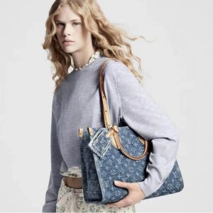 Louis Vuitton MM Onthego Denim Blue M46871 7