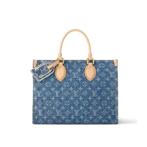 Louis Vuitton MM Onthego Denim Blue M46871