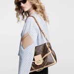 Louis Vuitton Monogram GM MM Dauphine Soft Handbag M47149