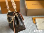 Louis Vuitton Monogram GM MM Dauphine Soft Handbag M47149