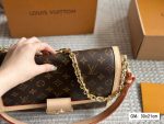 Louis Vuitton Monogram GM MM Dauphine Soft Handbag M47149