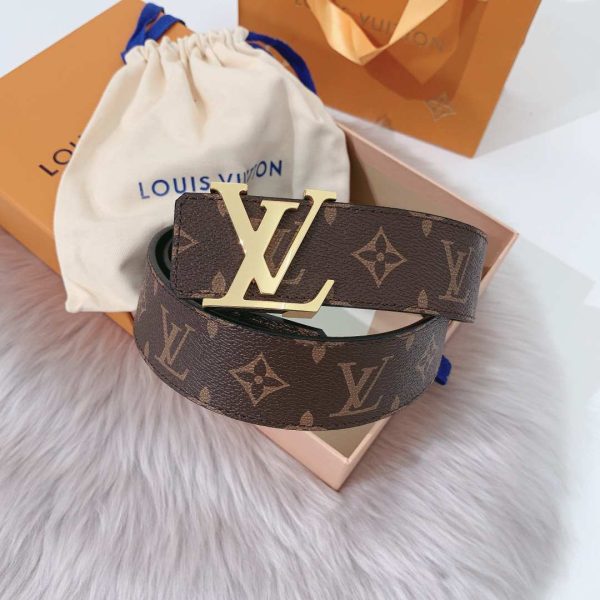 Louis Vuitton Monogram Leather Reversible Belt 40MM