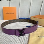 Louis Vuitton OPTIC Leather Reversible Belt 40MM M0575U