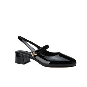 Louis Vuitton Sandal Women Mary Jane Nature Black White