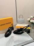 Louis Vuitton Sandal Women Mary Jane Nature Black White