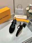 Louis Vuitton Sandal Women Mary Jane Nature Black White