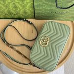 Gucci Marmont 447632 Green Handbag