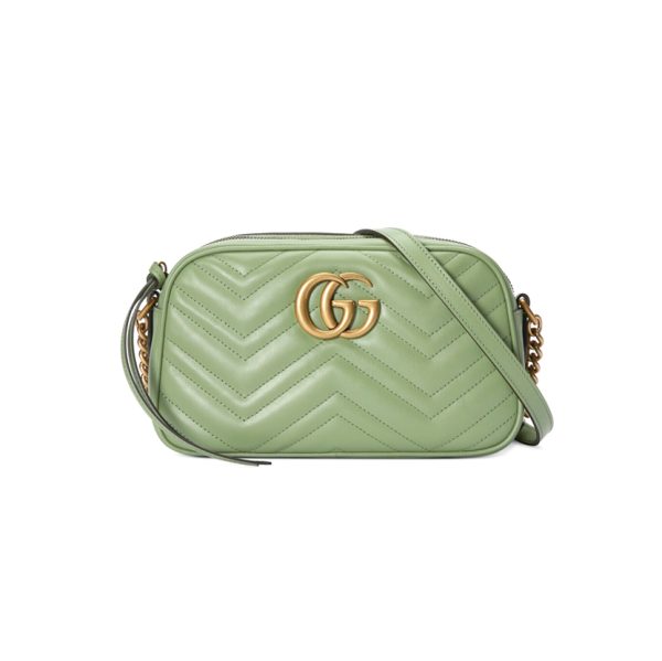 Gucci Marmont 447632 Green Handbag