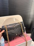 Gucci Marmont Handbag Bag Black Matelasse 446744