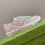 Gucci Purple Tennis 1977 Women Rhinestone Shoes