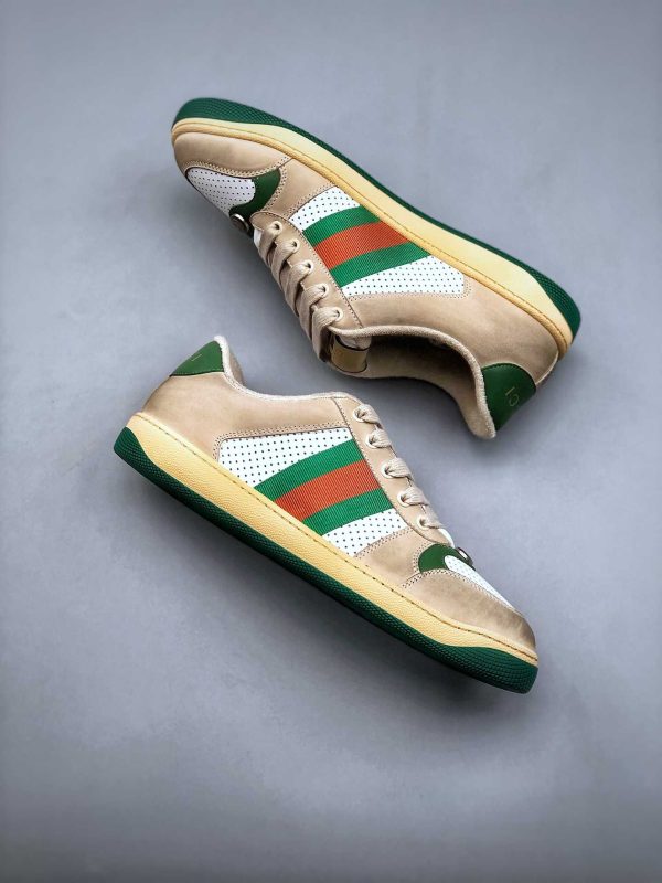 Gucci Screener GG Sneakers Blue Green