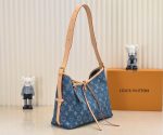 Louis Vuitton M46855 Carryall MM PM Blue Denim