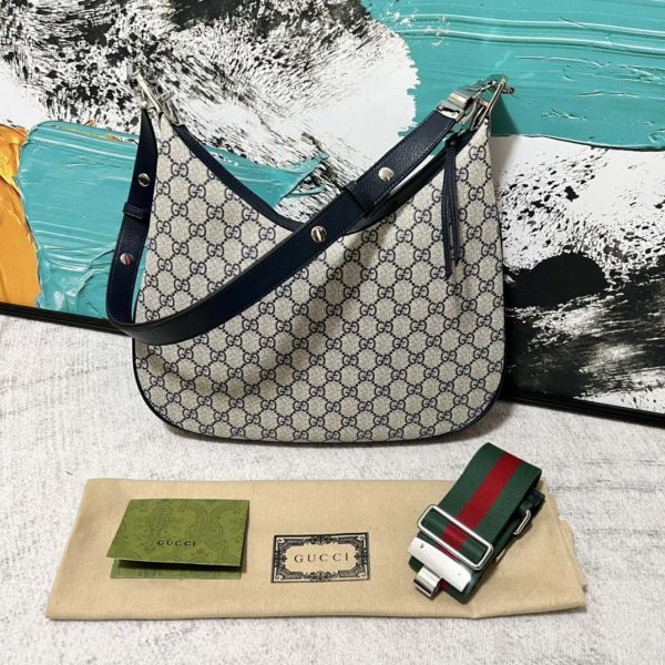 Gucci Attache GG Shoulder Bag 699409 702823 PM GM