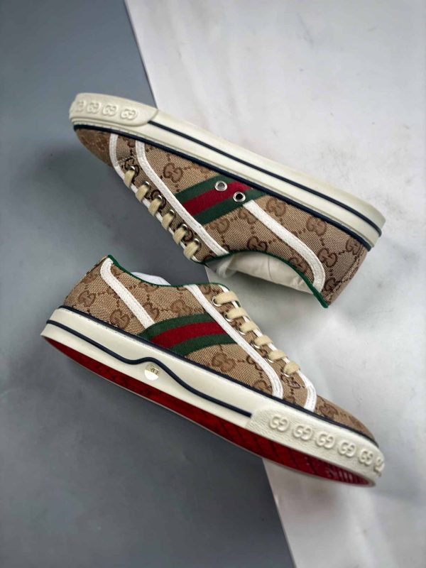 Gucci Tennis 1977 GG Women Men Print Sneaker