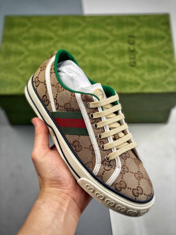 Gucci Tennis 1977 GG Women Men Print Sneaker