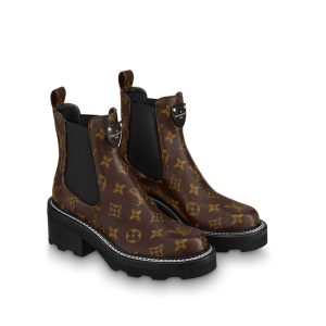 Louis Vuitton Beaubourg Chelsea boots Leather Women 398418