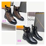 Louis Vuitton Beaubourg Combat boots Leather Women 0926