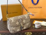 Louis Vuitton M46049 Diane Black Grey Women Bag